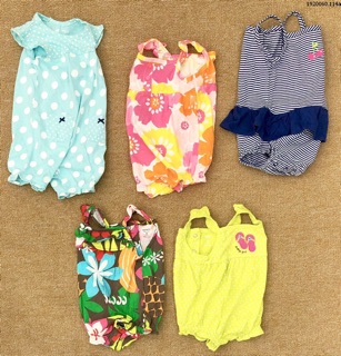 Set 3 Romper đùi bé gái