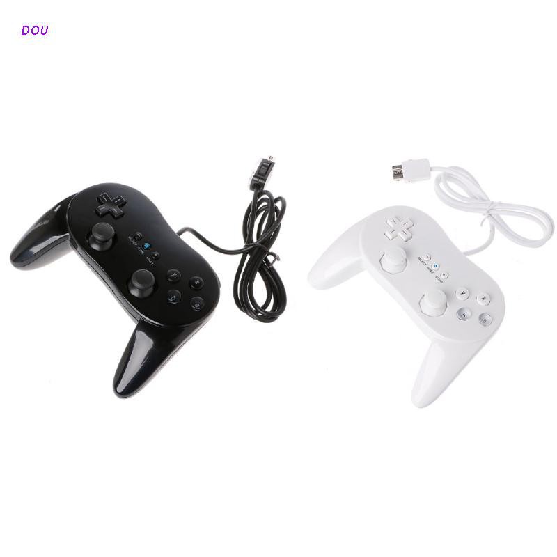 DOU Classic Wired Game Controller Gaming Remote Pro Gamepad Control For Wii