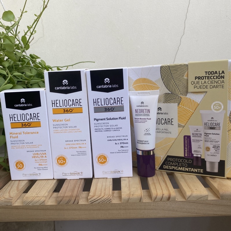 Kem chống nắng Heliocare các loại Mineral, Pigment, Water Gel SPF50+