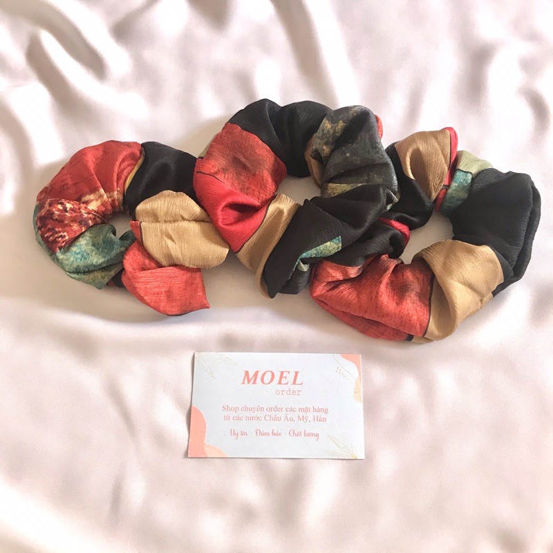 cột tóc vải scrunchie handmade