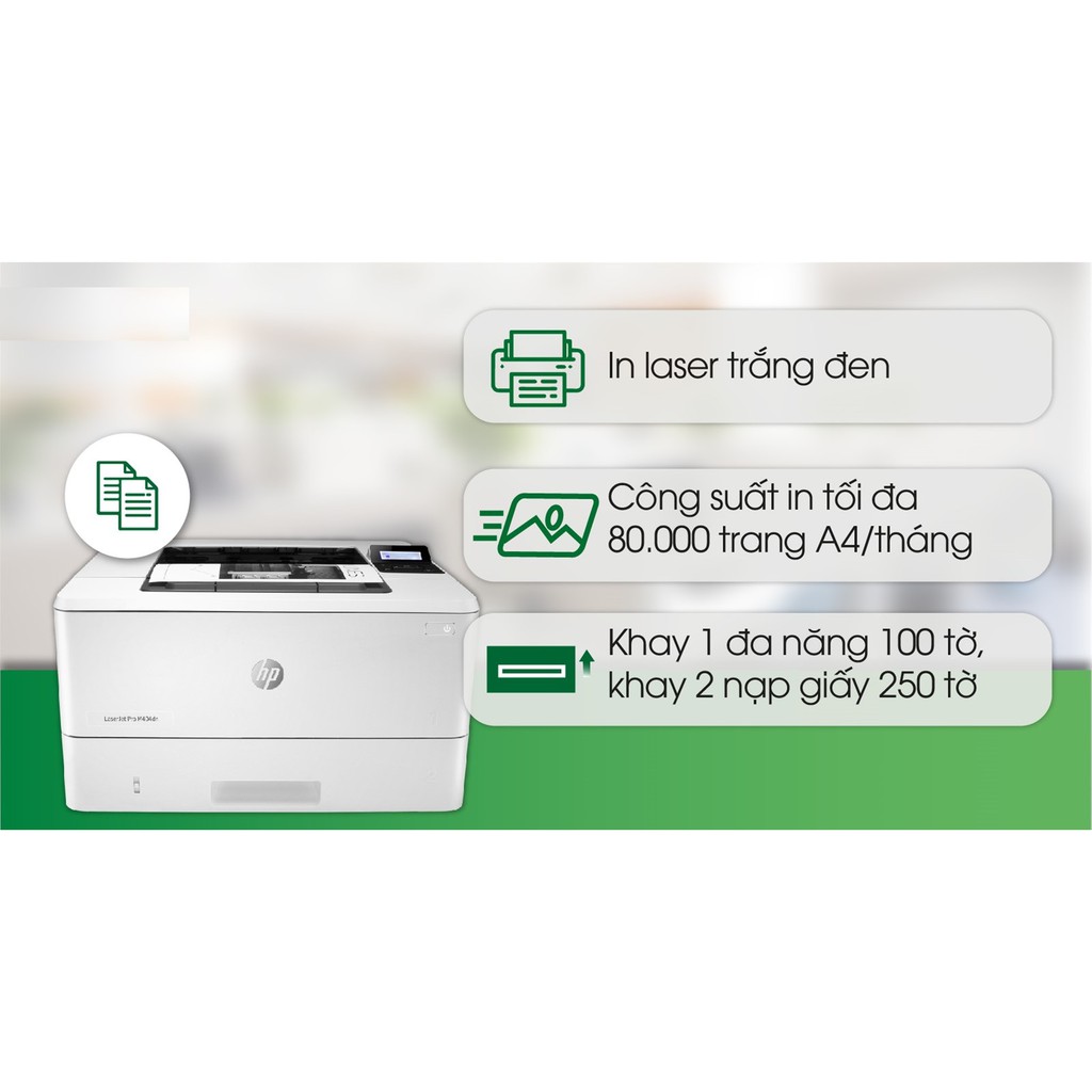 Máy in HP LaserJet Pro M404n (W1A52A) chính hãng BH 12 Tháng - Ben Computer