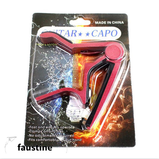 Metal Guitar Capo Quick Change Clamp Key Acoustic Classic Guitar Capo for Tone Adjusting