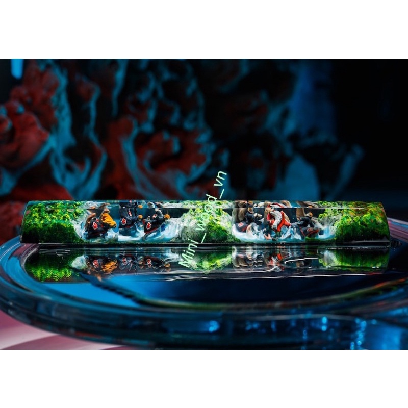 Nút space bàn phím cơ Naruto .Keycap resin space bar Naruto .Keycap Artisan
