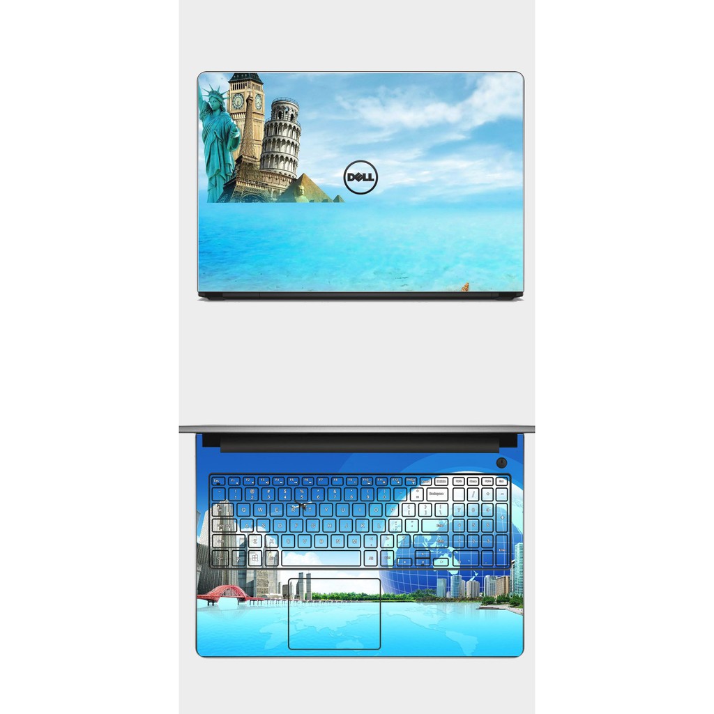 Skin Laptop dành cho các tín đồ du lịch Châu Âu. Đủ các dòng máy: Asus, Acer, Dell, HP,...