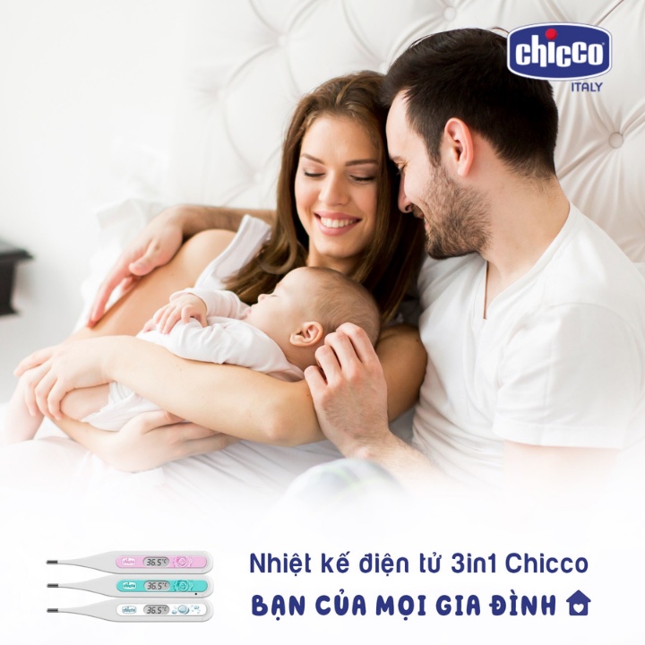 Nhiệt kế điện tử 3in1 Chicco