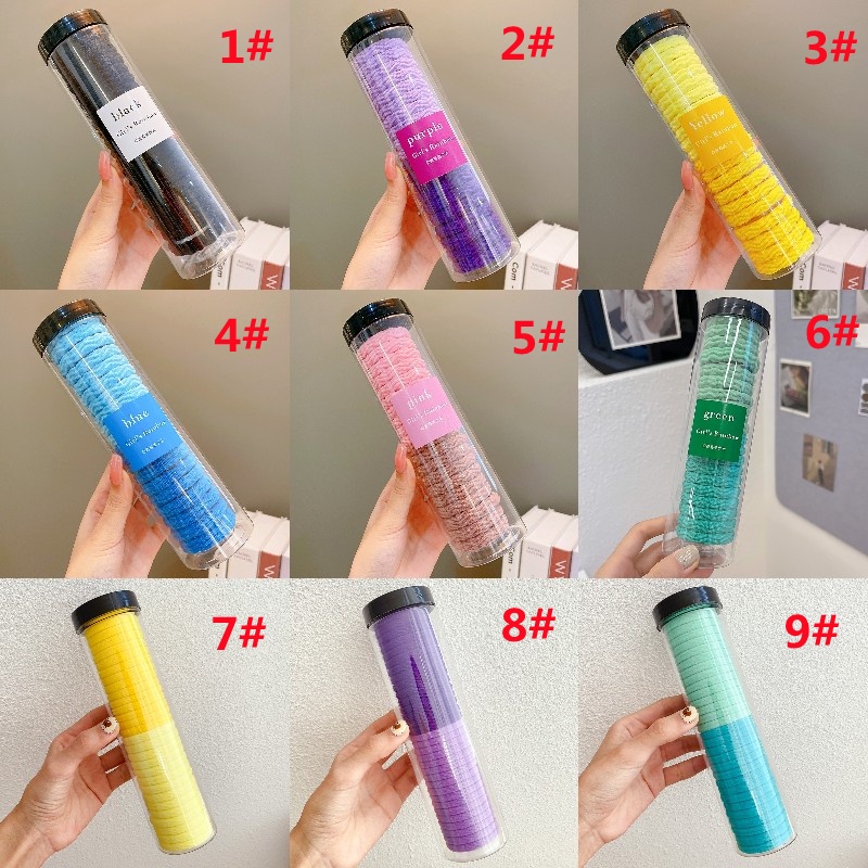 Set 20 Dây Cột Tóc Scrunchies Mềm Mại Phong Cách Hàn Quốc Thời Trang Cho Nữ
