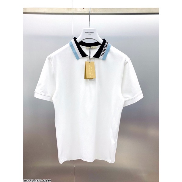 Áo Polo Nam Viền Cổ BBR Cao Cấp - Áo Nam Polo Bur Viền Xanh Logo Siêu Hot