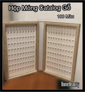 Sổ Móng Catalo Gỗ dùng làm bảng màu móng