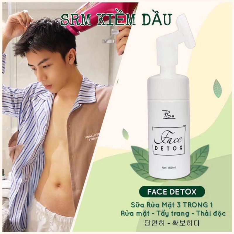 Face detox thải độc truyền trắng