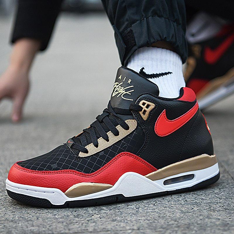 Giày chính hãng Nike Flight Legacy Black Red Gold DD8493-091