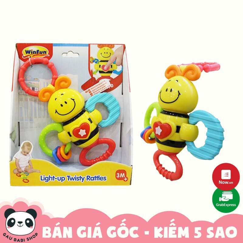 FREESHIP !!! Xúc xắc phát nhạc hình chú ong Winfun 0625 chính hãng