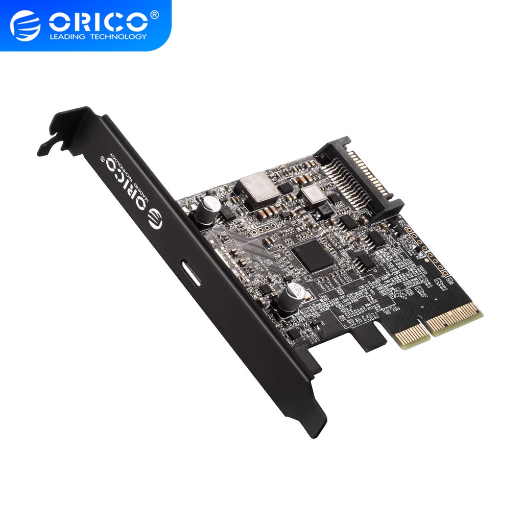Card Mở Rộng Orico Pe20-1c Từ Giao Tiếp Pci-express Sang Cổng Usb 3.2 Dung Lượng 20gbps Cho Windows 8 / 10 / Linux