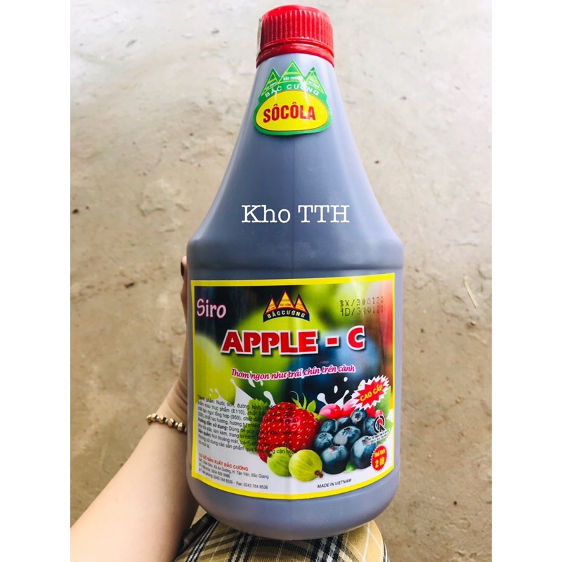 Siro bắc cường can 2 lít