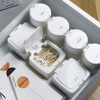 Mini desktop storage box, dust storage box with lid, storage box, sundries basket