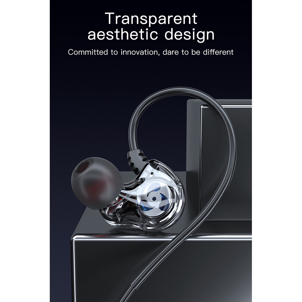 610a Model Type-c Tai nghe treo tai có dây Trò chơi thể thao In-ear Thích hợp cho Huawei Xiaomi