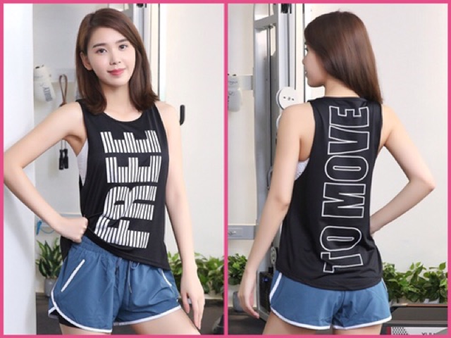 Áo tanktop tập Gym, yoga