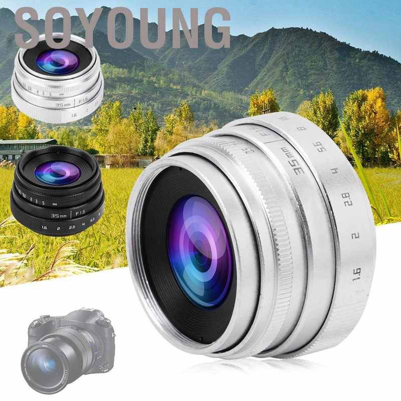 [Hàng tồn kho] Ống Kính 35mm F1.6 Cho Máy Ảnh Sony Nex M4 / 3 Fujifilm Fx