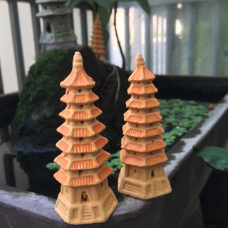 Tượng gốm Tháp Trang Trí Hồ Cá-Hòn Non Bộ .