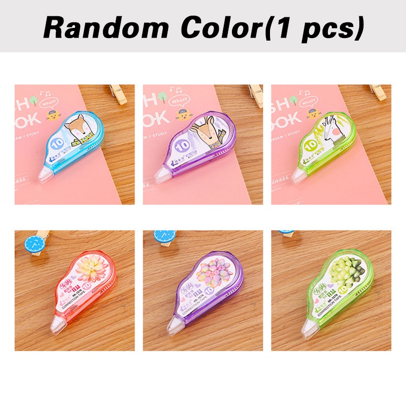 Bút Xóa Kéo Họa Tiết Hoạt Hình Dễ Thương Cho Học Sinh / Văn Phòng