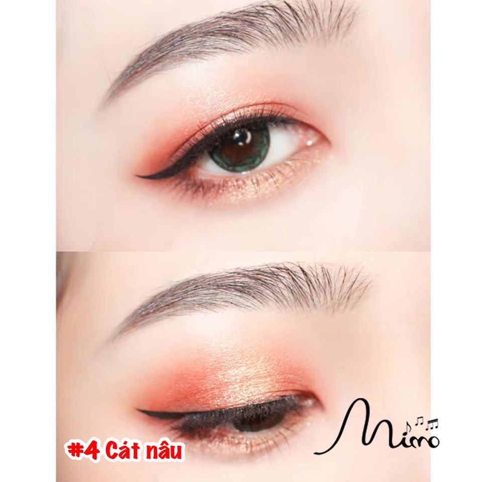 Phấn Mắt 4 Màu Wodwod Make-up Phấn trang điểm mắt ánh nhũ láp lánh