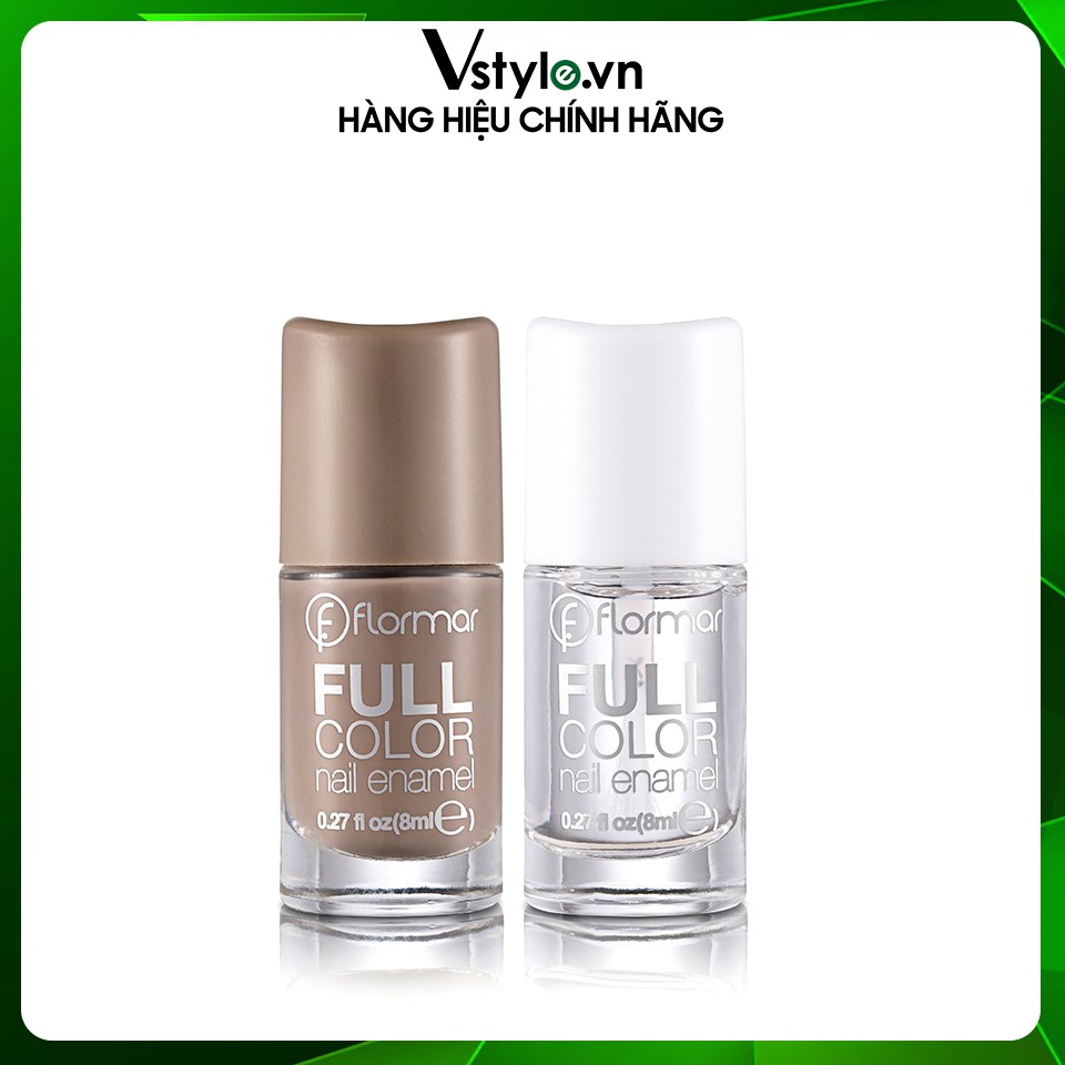 Combo Sơn Móng Tay Flormar Full Color Nail Enamel Màu Chocolate FC07 - Flormar Full Color Nail Enamel FC36 Flormar