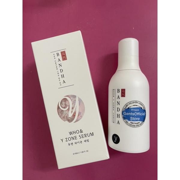 Huyết thanh Bandha Who &amp; Y Zone Làm Hồng và Trẻ Hóa  Vùng Kín 50ml GentsOfficialStore