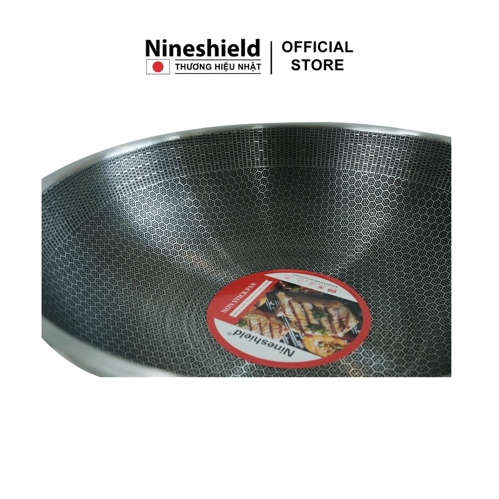 Bộ nồi Inox 3 món mẫu mới Nineshield KB BNI62