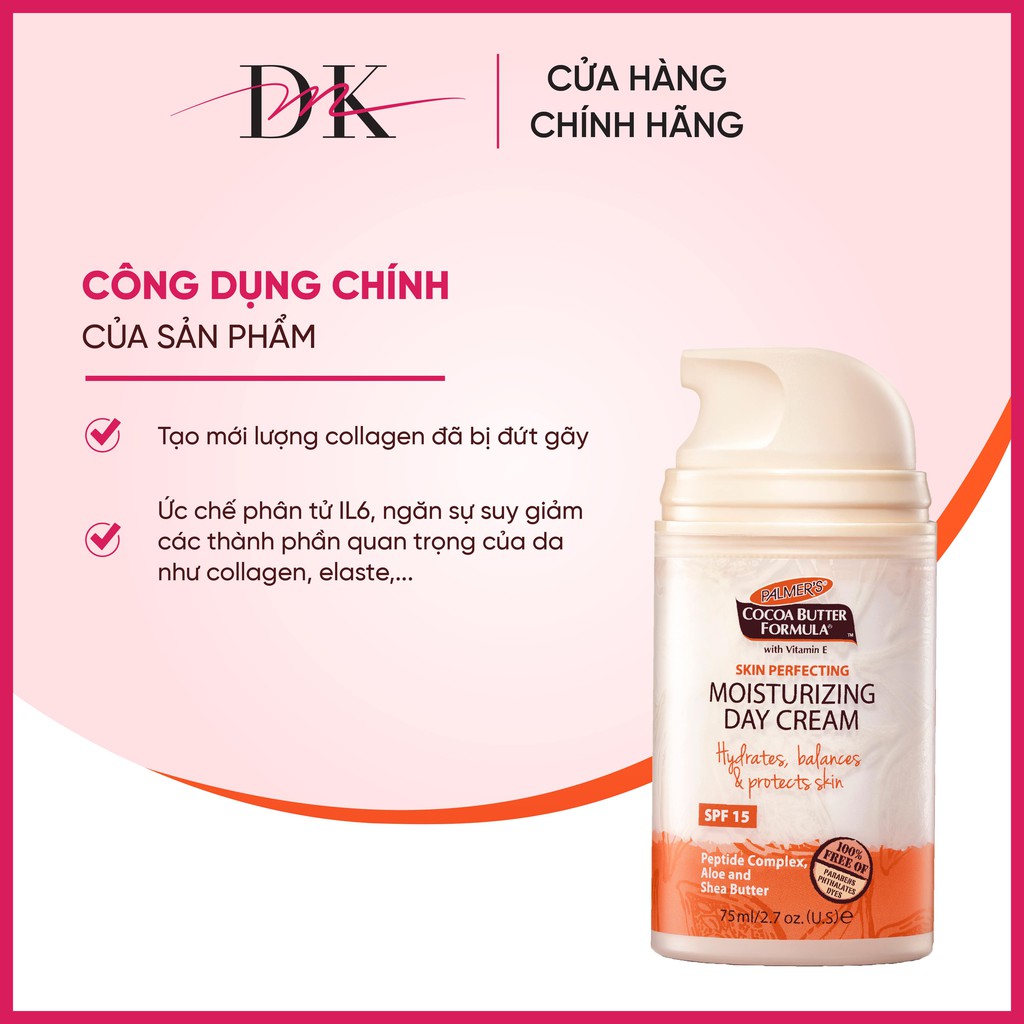 Kem dưỡng ẩm ngăn ngừa lão hóa ban ngày Palmer's 75ml