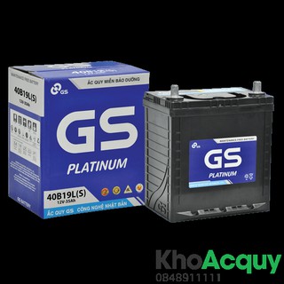Ắc quy gs 40b19l mf 12v 35ah