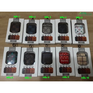 Ốp case Airpods 1 / 2 ốp da cao cấp LV, Gucci thương hiệu nổi tiếng bảo vệ tai nghe sang chảnh