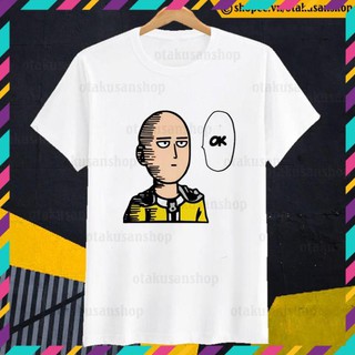 RẺ VÔ ĐỊCH- Áo thun One Punch Man ngắn tay mẫu Saitama Ok
