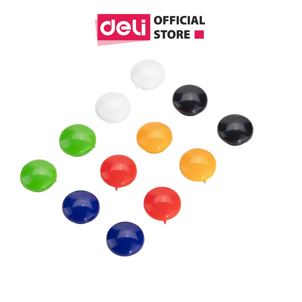 [Chính hãng Deli] Nam châm gắn bảng deli 15mm E7823