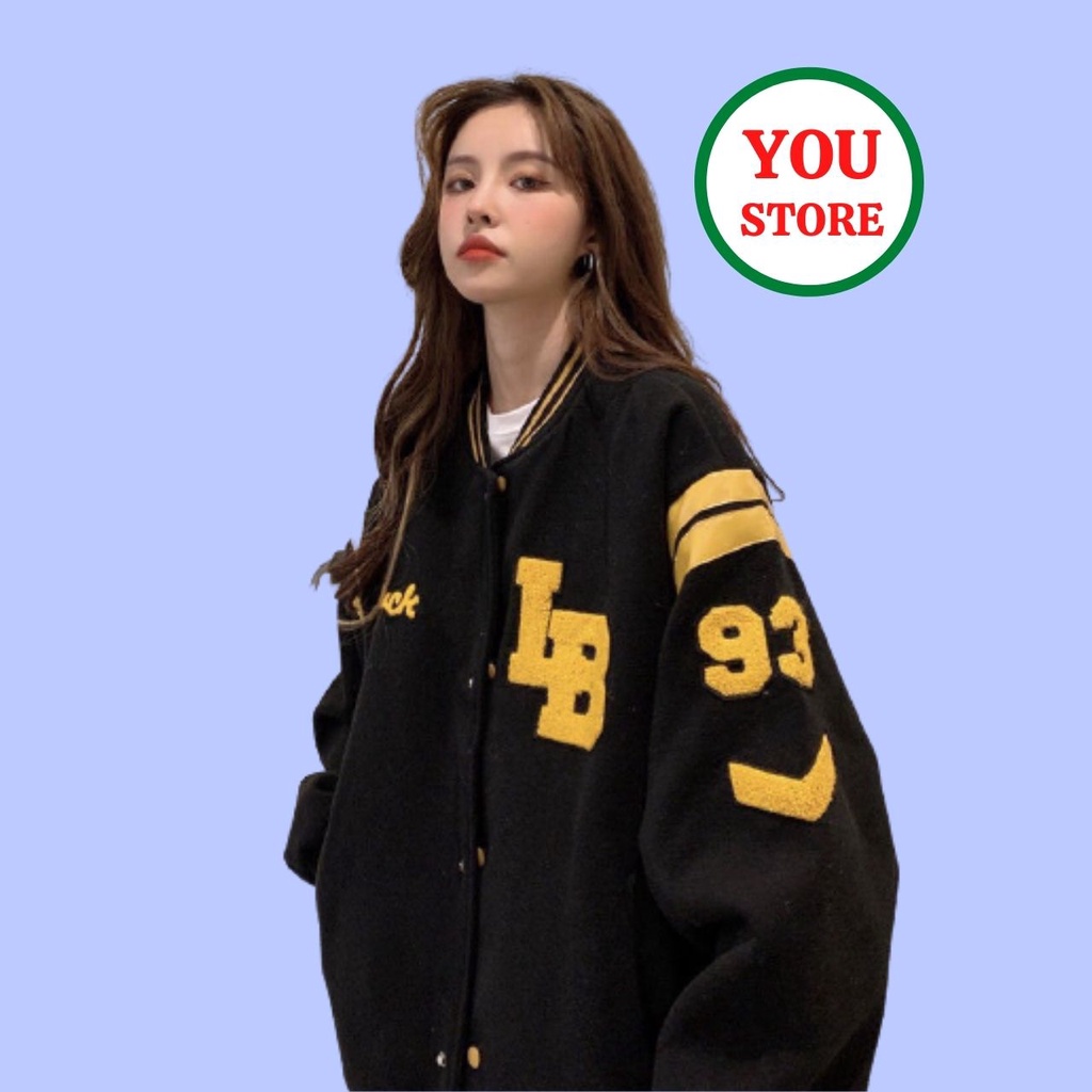 Áo Khoác Bomber Nam Nữ In 93 IB Chất Nỉ Dày Mã 730 You Store