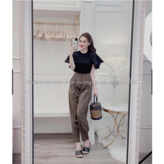 QUẦN BAGGY BO CHÂN KHOÁ GẤU B321 QUẦN TÂY SIÊU ĐẸP