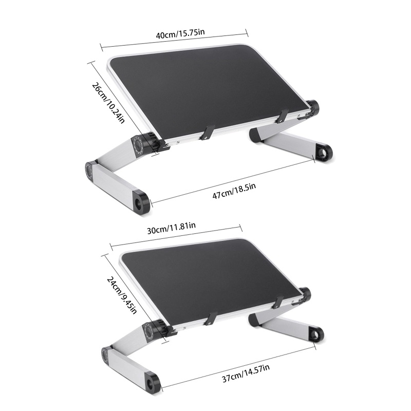 Giá Đỡ Laptop Bằng Nhôm Có Thể Điều Chỉnh Cho Macbooks Pad Notebook