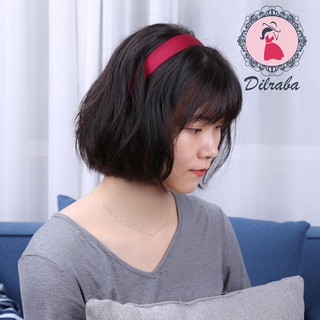 Băng Đô Cài Tóc Màu Trơn Thiết Kế Đơn Giản Cho Nữ