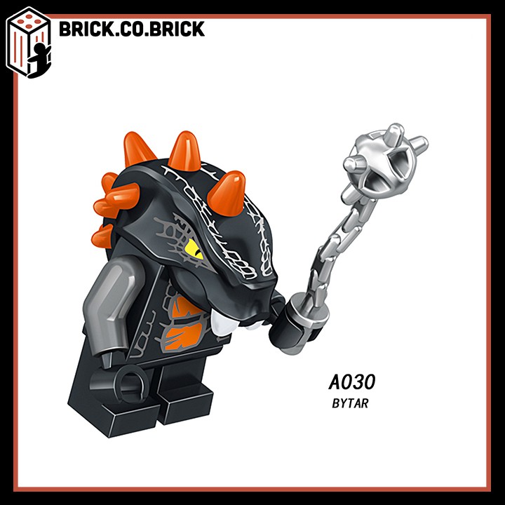 Lego Ninja Phantom Đồ Chơi Lắp Ráp Minifigure Và Non Lego Nhân Vật Rắn Acidicus Bytar Fangdam Kai Jay A025-A032