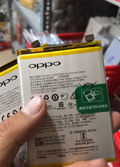 Pin oppo A3s/Realme C1 (BLP:673) Zin Hàng Cao Cấp