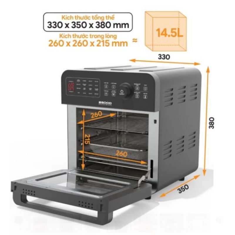 Nồi chiên không dầu 2Good Vortex S20! Siêu sale tháng 2.2023