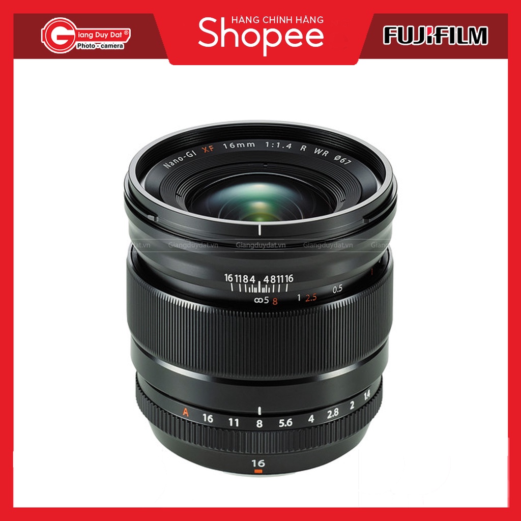 Ống Kính XF 16mm f/1.4 WR Chính Hãng Fujifilm Việt Nam