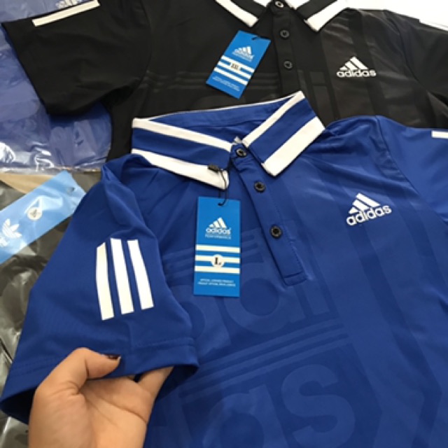 Áo Thể Thao Nam Pha Cổ 3 Sọc Vải Thun Lạnh Co giãn 4 chiều [Quà tặng kèm, không bán rời] | BigBuy360 - bigbuy360.vn