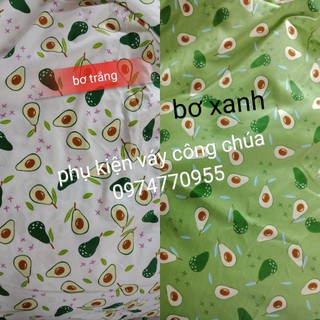 vải thô quả bơ .