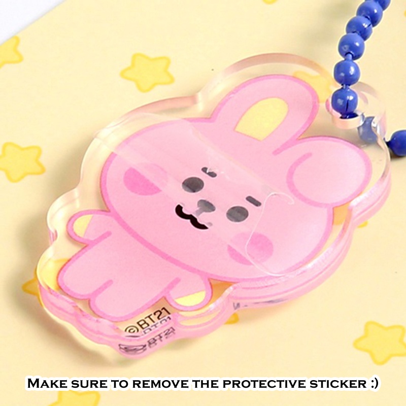 Móc khóa acrylic đơn giản sản phẩm chính hãng độc quyền BT21 BABY