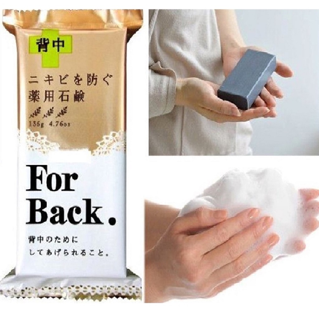 Xà Phòng Tắm Ngừa Mụn Lưng Pelican For Back Soap Bar 135g