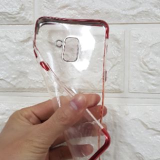 Ốp Silicon viền màu Galaxy A8 2018/ A8 Plus 2018