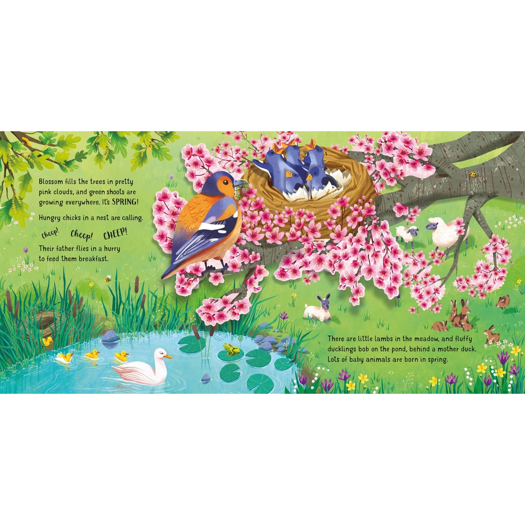 Sách Tiếng Anh Usborne lật mở - Pop up Seasons