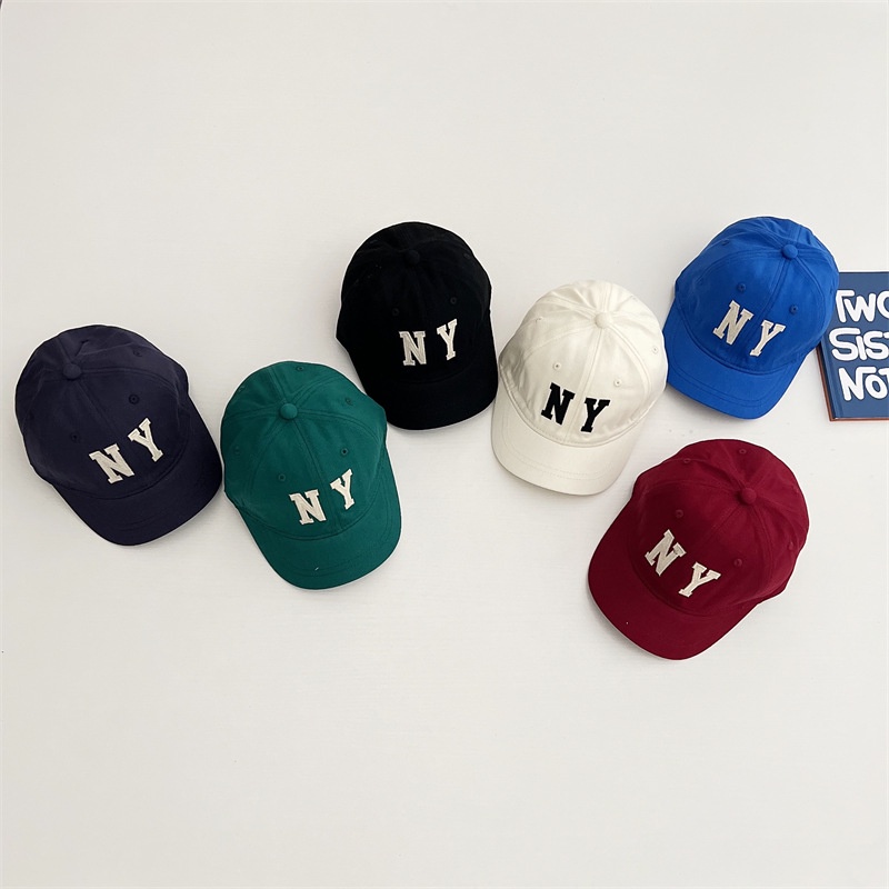 Mũ Lưỡi Trai Thêu Chữ NY Phong Cách Hàn Quốc Cho Bé