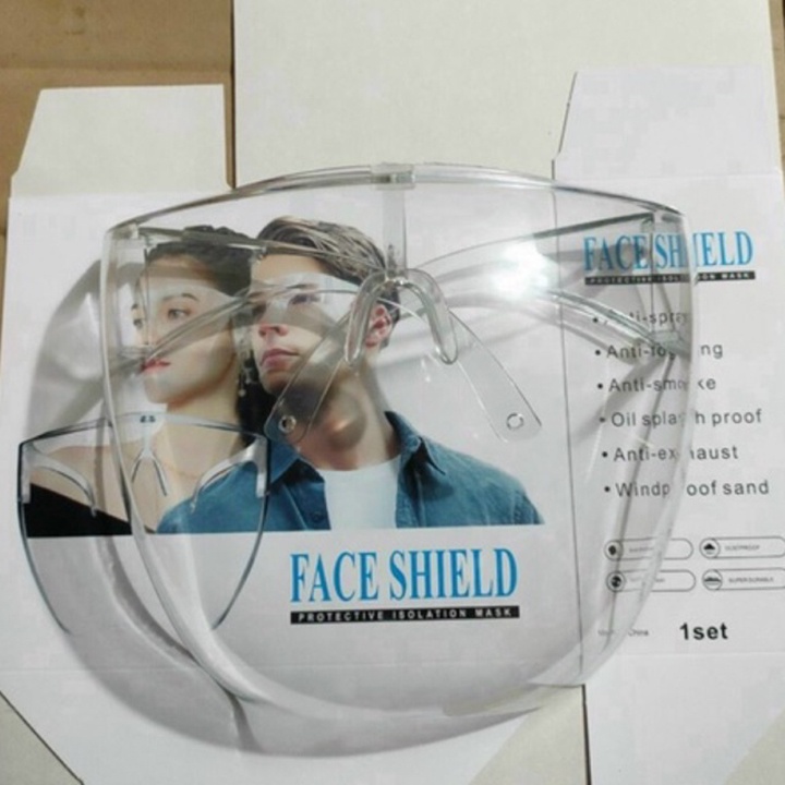 Kính bảo hộ che hết mặt chống dịch, chống bụi bẩn Face Shield