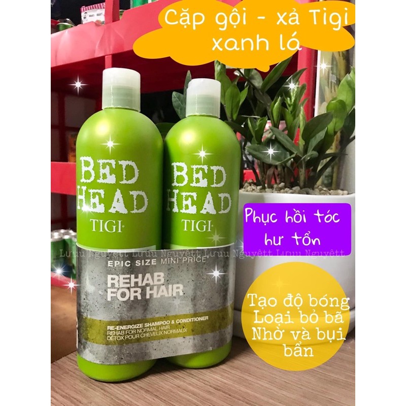 Dầu gội Tigi xanh lá 750ml