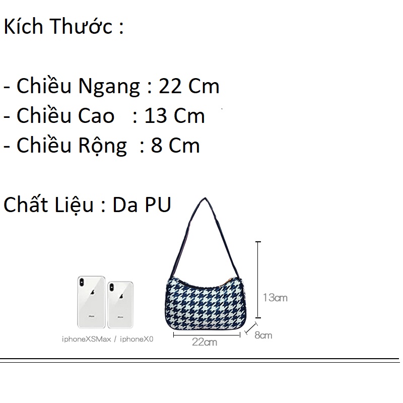 Túi Xách Nữ Kẹp Nách PG 49 Đẹp,Giá Rẻ - Có Ảnh + Video Thật - Phong Cách Hàn Quốc ,Da PU , Có Ngăn Khoá